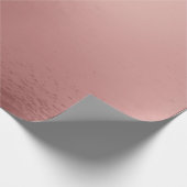 Glam Roze Roze Goud Glazen Glanzend Cadeaupapier (Hoek)