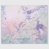 Glam roze roze roze roze roze roodbruine rode zilv cadeaupapier (Vlak)