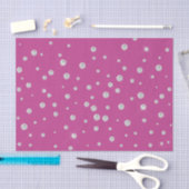 Glam Roze Witte Diamanten Bruiloft Feest Tissuepapier (Craft)