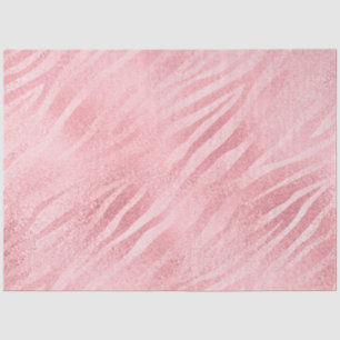 Glam Roze Zebra Print Tissuepapier