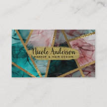 Glam Rust Blush Blauwgroen & Gold Chic Modern Glam