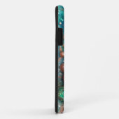 Glam Schelp Pracht Mint Koraal Case-Mate iPhone Case (Achterkant/rechts)