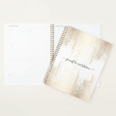 Glam Script Gold Confetti Planner (Display)