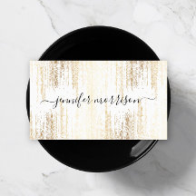 Glam Script Gold Confetti