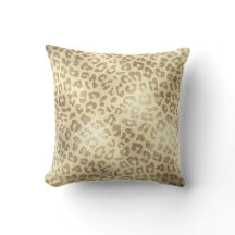 Glam Sepia Gold Animal Lampart Skin Luxury