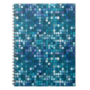 Glam Sequins Raster Textuur Modern Patroon Notitieboek