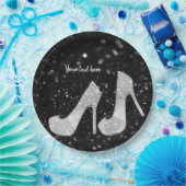 Glam Shoes High Heels voor alle gelegenheden Papieren Bordje (Feest)