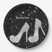 Glam Shoes High Heels voor alle gelegenheden Papieren Bordje (Voorkant)