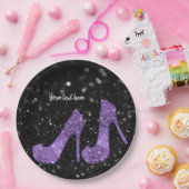 Glam Shoes High Heels voor alle gelegenheden Papieren Bordje (Feest)