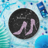 Glam Shoes High Heels voor alle gelegenheden Papieren Bordje (Feest)