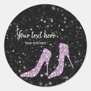Glam Shoes High Heels voor alle gelegenheden Ronde Sticker