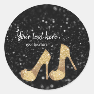 Glam Shoes High Heels voor alle gelegenheden Ronde Sticker