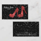 Glam Shoes op hoog niveau Visitekaartje (Voorkant / Achterkant)