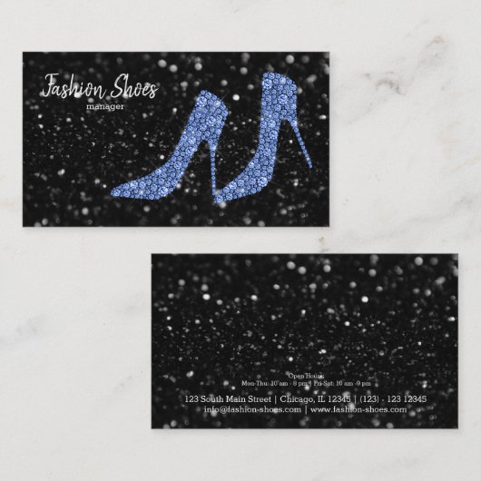 Glam Shoes op hoog niveau Visitekaartje (Voorkant / Achterkant)