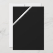 Glam Silver Confetti & Jewel Bow 50e verjaardag Kaart (Achterkant)