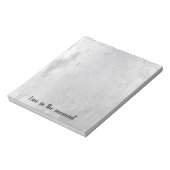 Glam Silver Confetti Notitieblok (Linkerzijde)