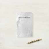 Glam Silver Confetti Post-it® Notes (Op bureau)