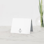  Glam Silver Confetti Weddenschap Hartelijk dank Bedankkaart (Achterkant)