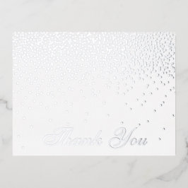  Glam Silver Confetti Wedding Folie Uitnodiging Briefkaart