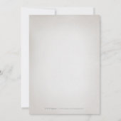 Glam Silver Glitter art deco vintage bruiloft Kaart (Achterkant)