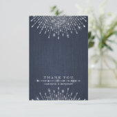 Glam Silver glitter deco vintage bruiloft bedankt (Staand voorkant)