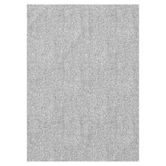 Glam Silver Glitter Glitz      Tafelkleed (Voorkant)