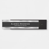 Glam Silver Professional-Kantoor handtekeningen Deurbordje (Voorkant)