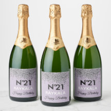 Glam & Silver Sparkle Verjaardagsfeestje Paars