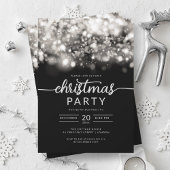 Glam Silver Winter Sparkling Company kerstfeest Kaart
