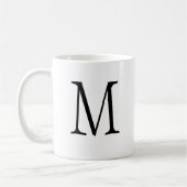 Glam Single Letter Decoratief Monogram Koffiemok (Links)