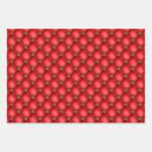 Glam Smaragdgroene Rood Patroon Assortiment Inpakpapier Vel (Voorkant)