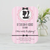 Glam Spa Birthday Party Invitation Kaart (Staand voorkant)