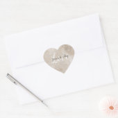 Glam sparkle diamanten champagne blush glitz hart sticker (Envelop)