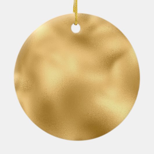 Glam Sparkle Faux Glitter Keramisch Ornament (Achterkant)