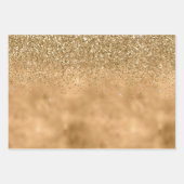 Glam Sparkle Leopard Print Glitter Inpakpapier Vel (Voorkant 3)