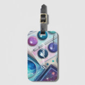 Glam Sparkle Make-up Palette Bagagelabel (Voorkant (verticaal))