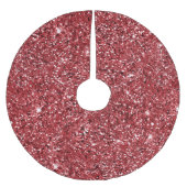 Glam Sparkle Red Glitter Kerstboom Rok (Voorkant)