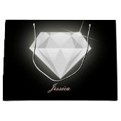 Glam Sparkle Solitaire Diamond Black  Groot Cadeauzakje (Voorkant)