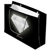 Glam Sparkle Solitaire Diamond Black  Groot Cadeauzakje (Voorkant Gekanteld)