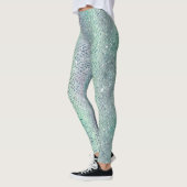 Glam Sparkly Diamond Snakekin Pattern Leggings (Links)