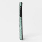 Glam Sparkly Diamond Snakeskin-patroon Case-Mate iPhone Case (Achterkant/links)