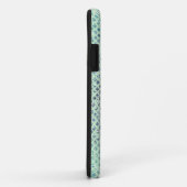 Glam Sparkly Diamond Snakeskin-patroon Case-Mate iPhone Case (Achterkant/rechts)