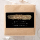 Glam Sparkly Glitter Black Bright Ivory Foxier Etiket (Insitu)