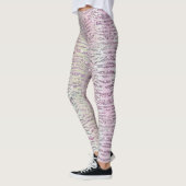 Glam Sparkly Pink Diamond Tiger Stripes Leggings (Links)