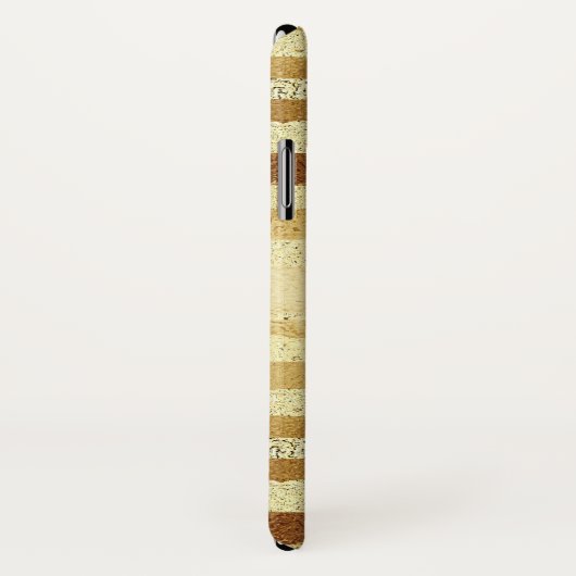 Glam Stijlvolle hand getekend goud gestreept geper Case-Mate iPhone Case (Achterkant / rechts)