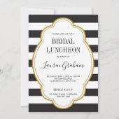 Glam Stripe Bridal Shower Kaart (Voorkant)