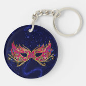 Glam Sweet 16 Masquerade Masker Sleutelhanger (Achterkant)