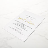 Glam Sweet Sixteen Birthday Party Script Real Folie Uitnodiging (Gedraaid)