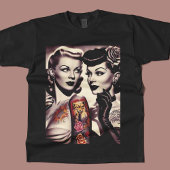  Glam Tattoo Pinups T-shirt