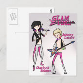 Glam Time-postkaart Briefkaart (Voorkant / Achterkant)